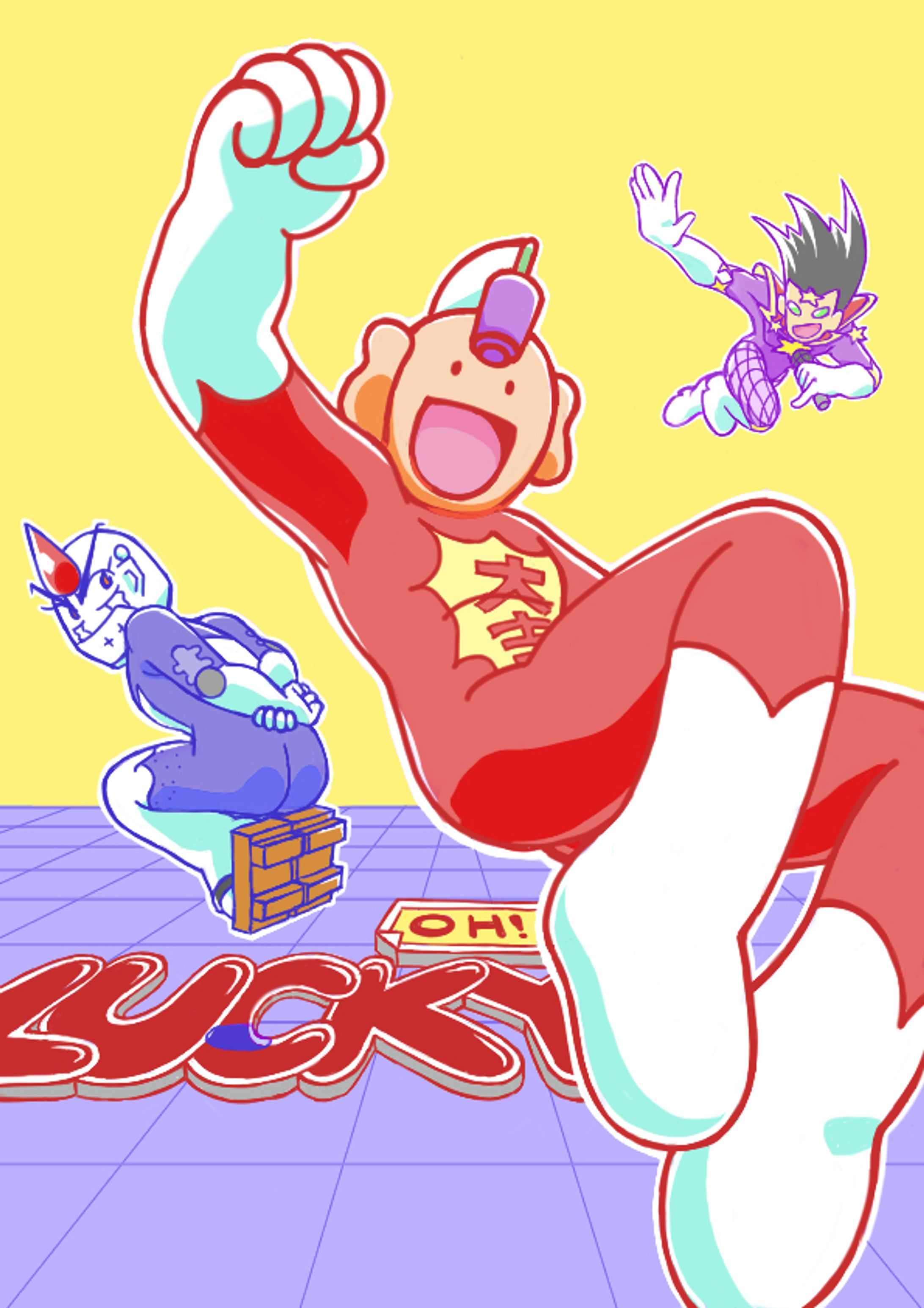 二次創作　アニメ「とっても！ラッキーマン」-1