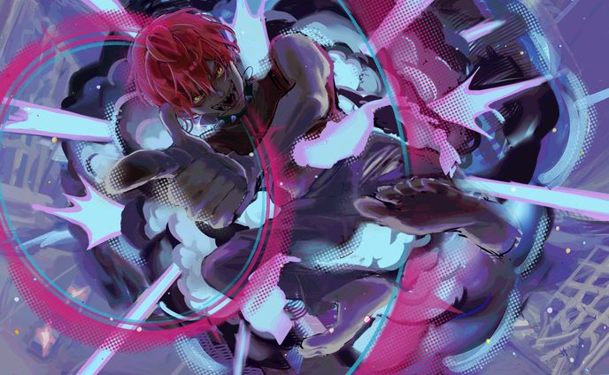 YOUTH様　邪道トレジャー　オリジナル楽曲イラスト制作