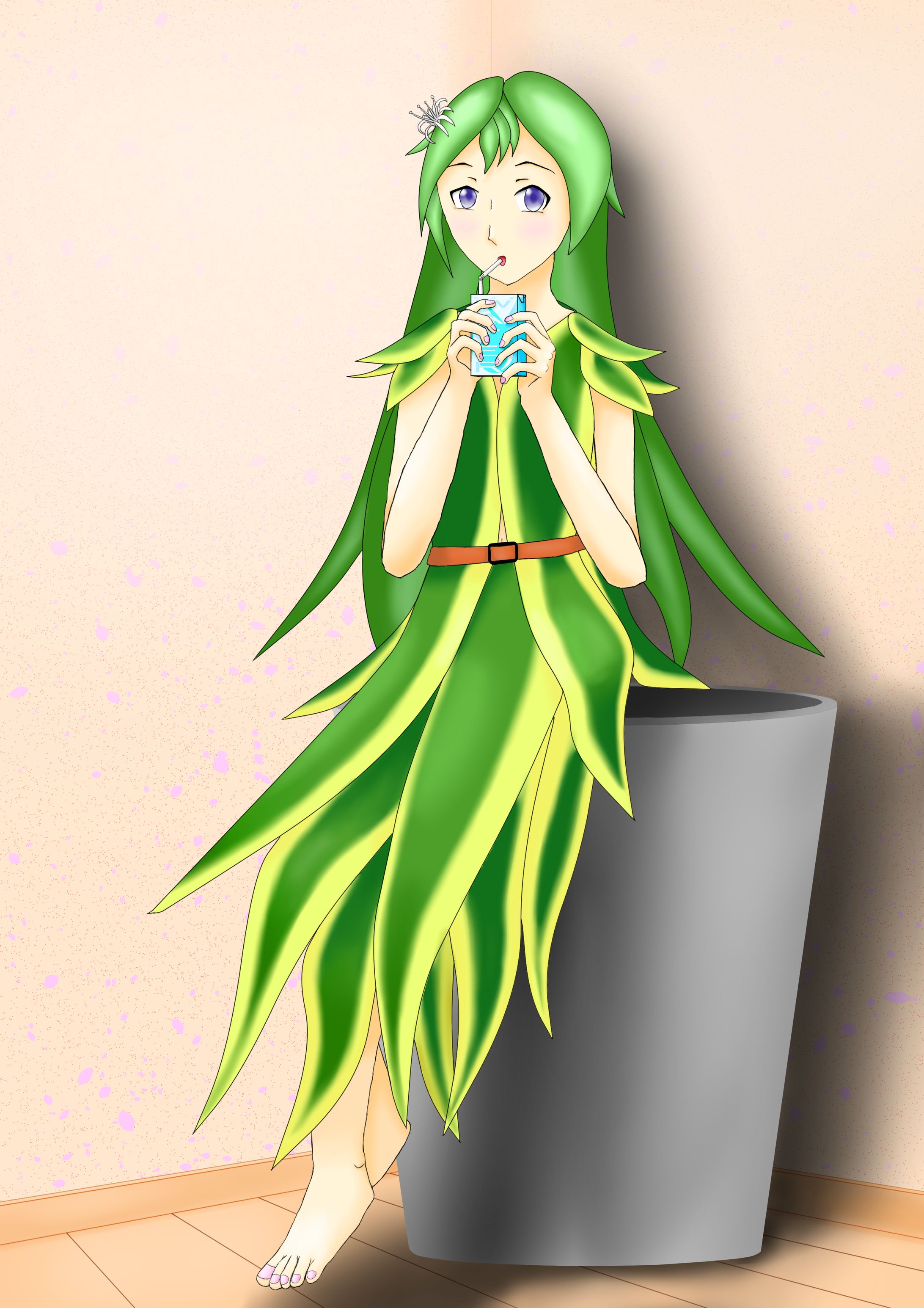 サンスベリアの擬人化-1