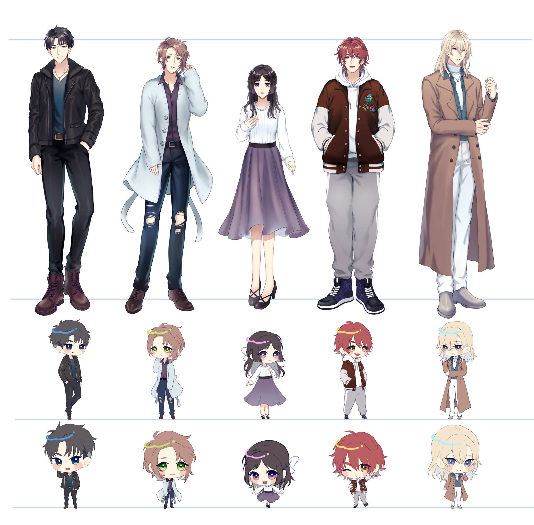 【創作】キャラクターデザイン１-1