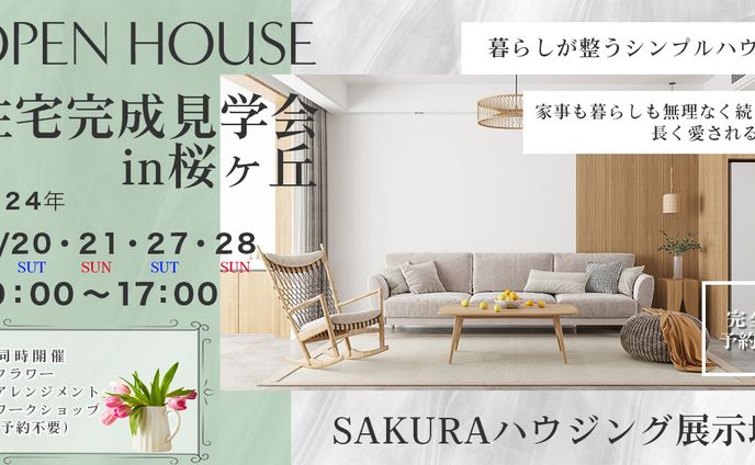 SAKURAハウジング展示場バナー