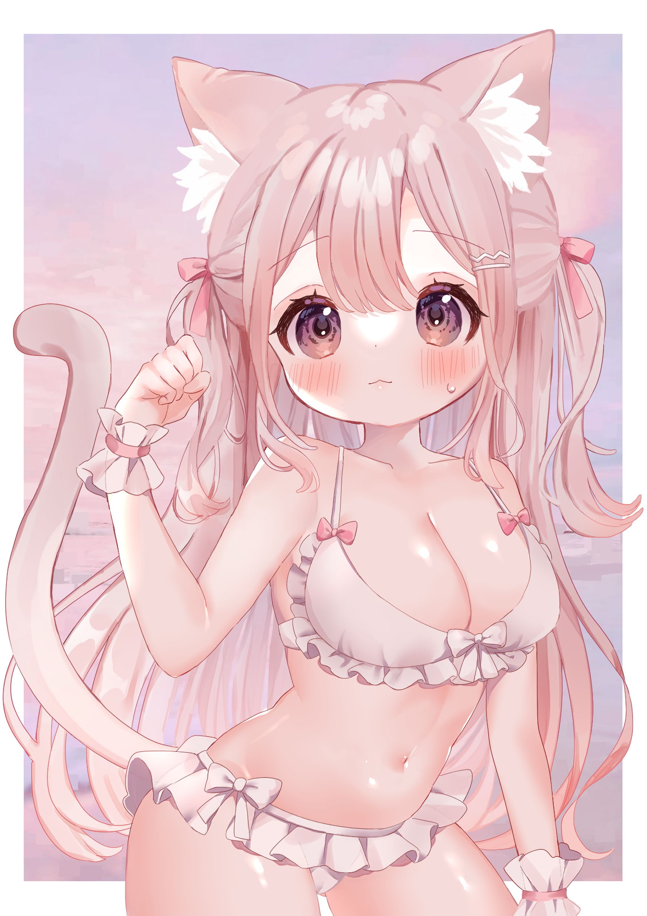 【 original 】水着ねこちゃん-1
