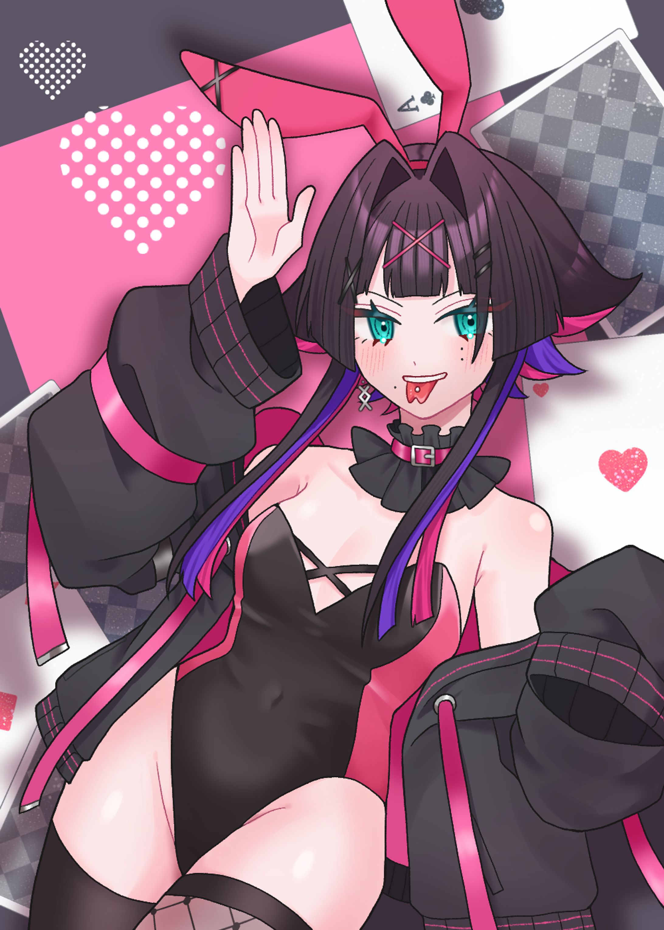 【創作】黒巣ばつ-バニーの日-1