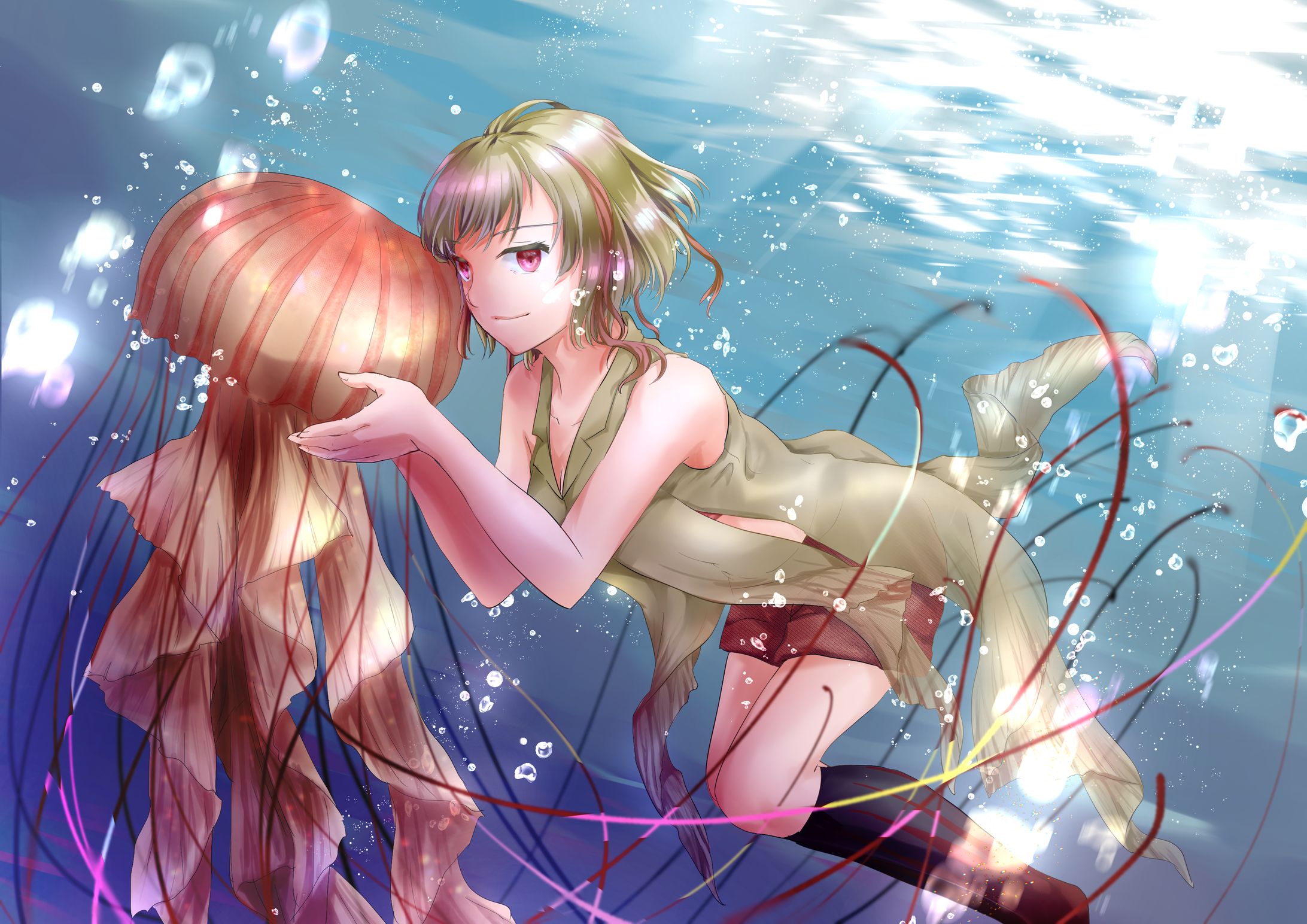 クラゲ擬人化／2019年制作-1