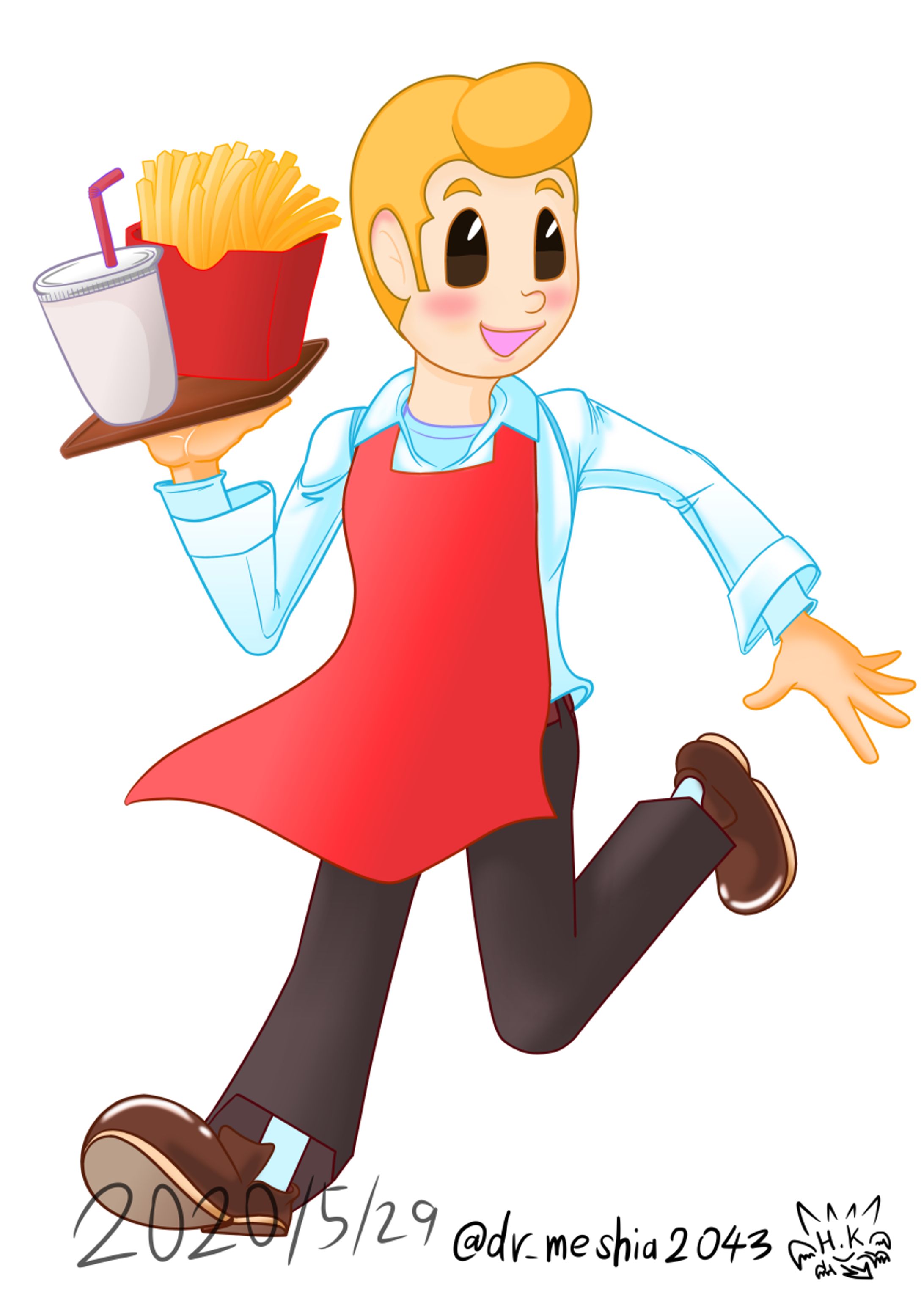 飲食店用に考えたオリジナルキャラクター-1