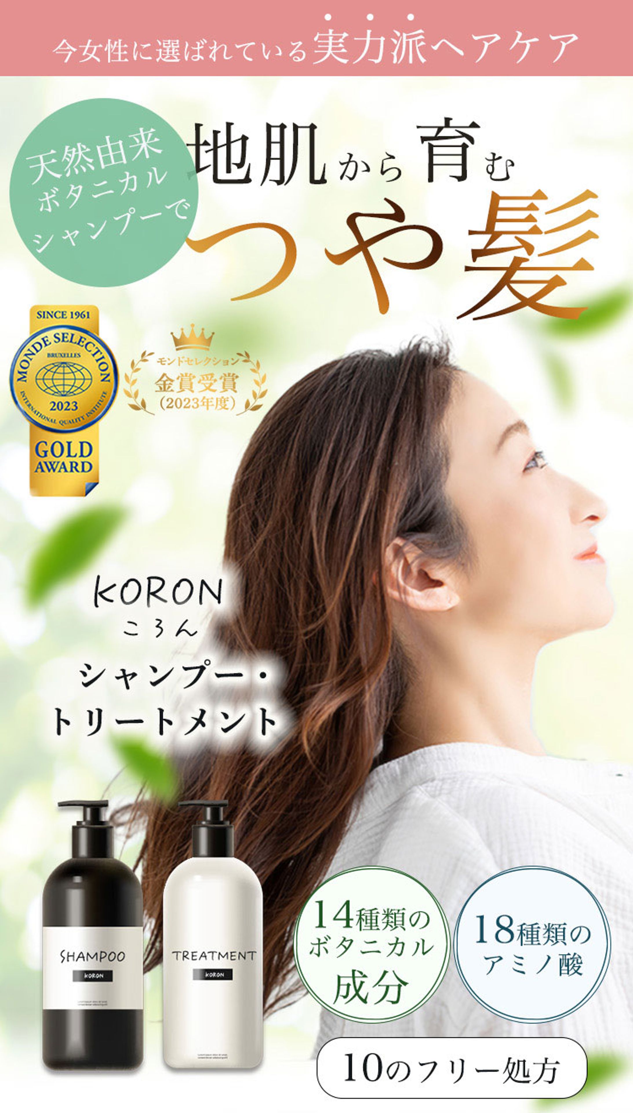 ヘアシャンプー、トリートメントFV-1
