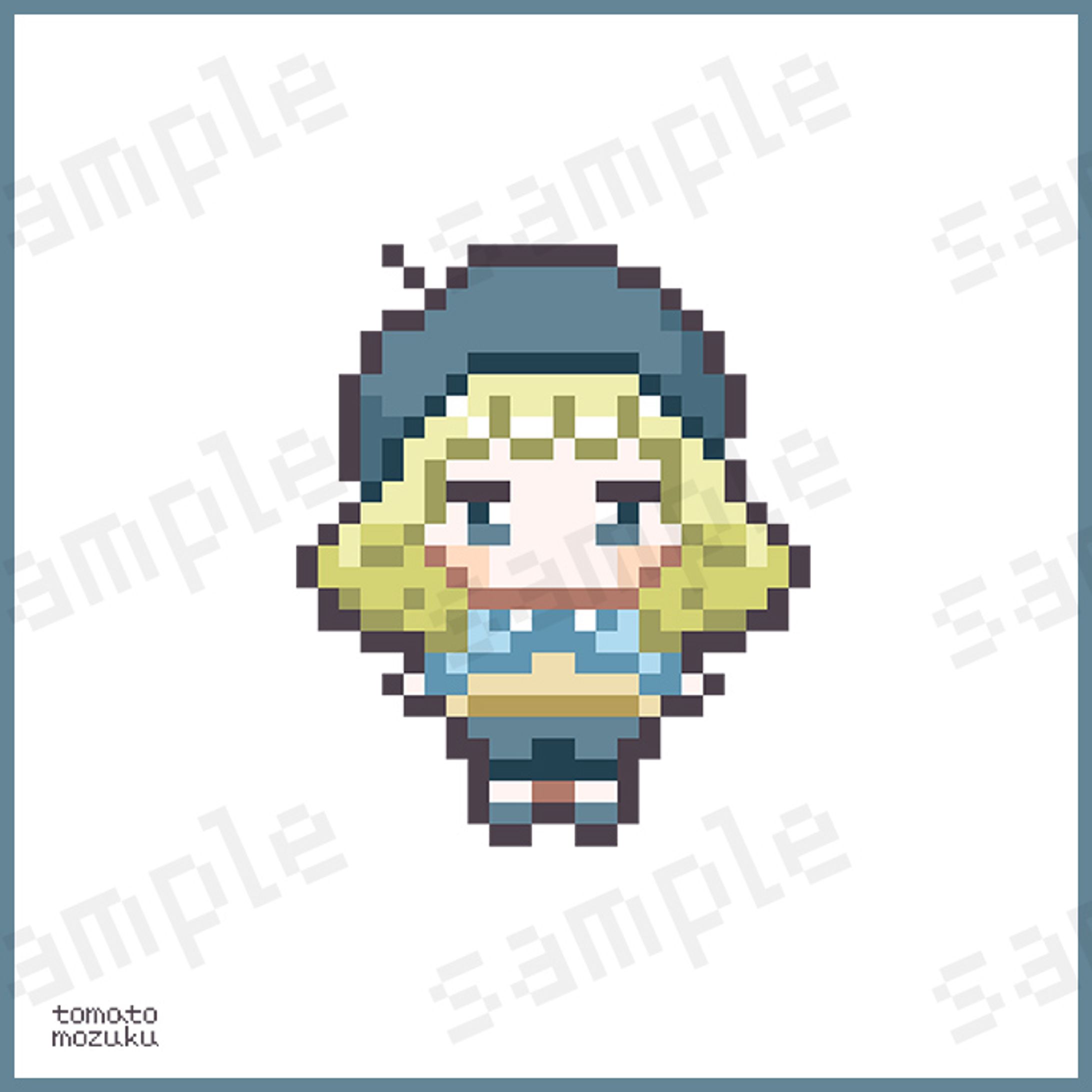 とまともずくオリジナルキャラクター01（ドット絵_とまともずく）-1