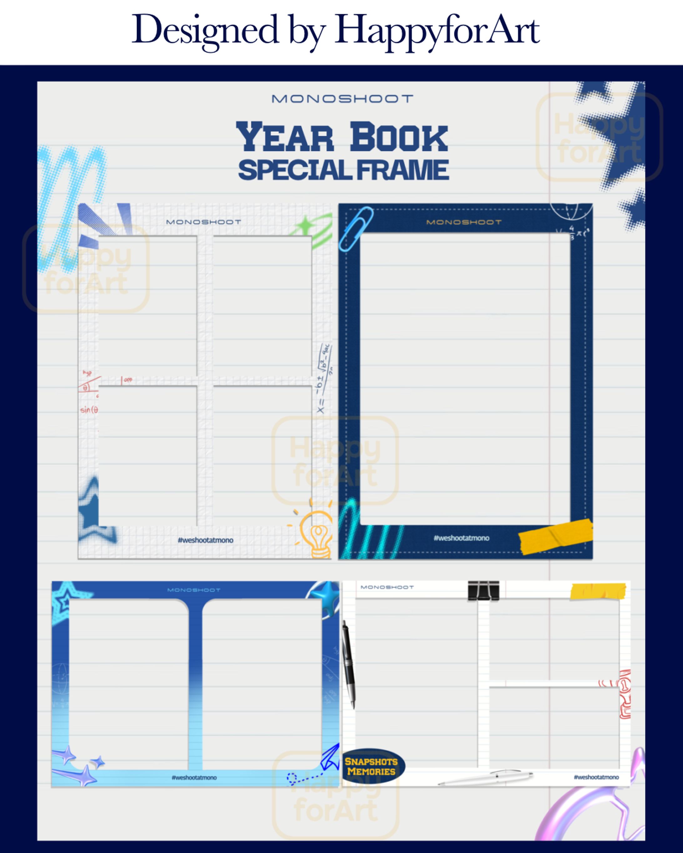 5R photo frame with Y2K yearbook theme + feed (for monoshoot)-1