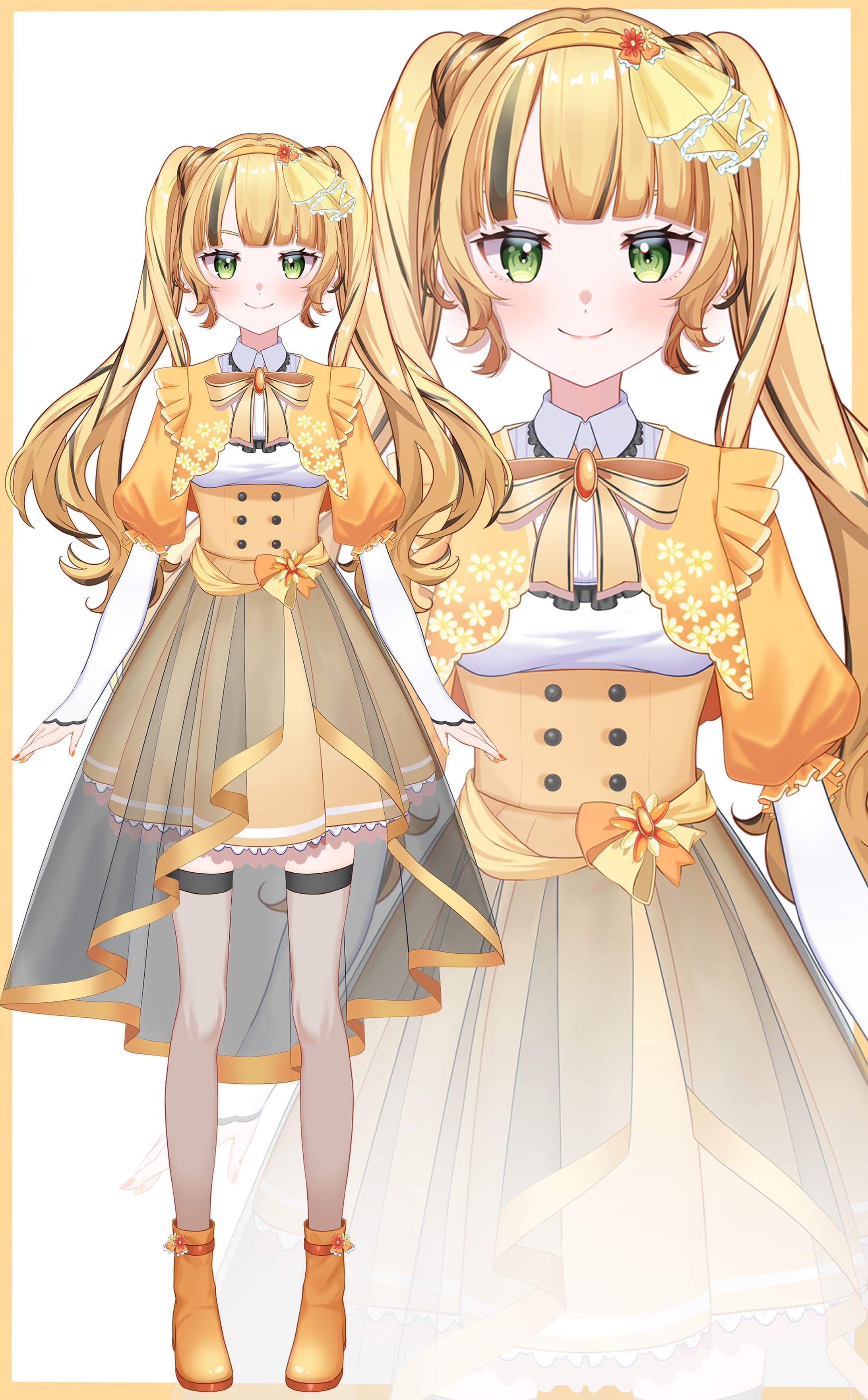 Vtuber日花もに様　キャラクターデザイン、イラスト-1