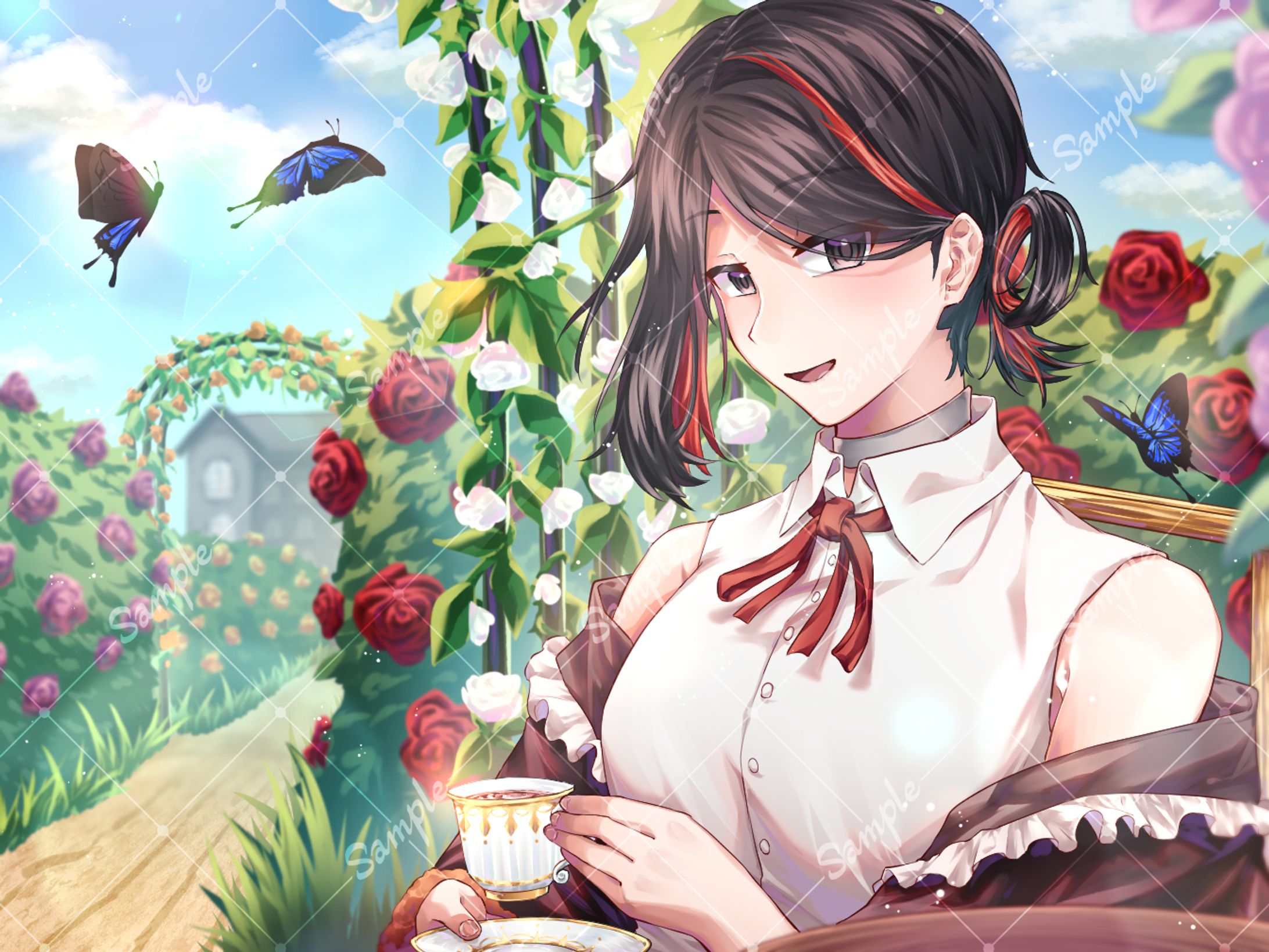 【一枚絵】人物1人＋背景-1
