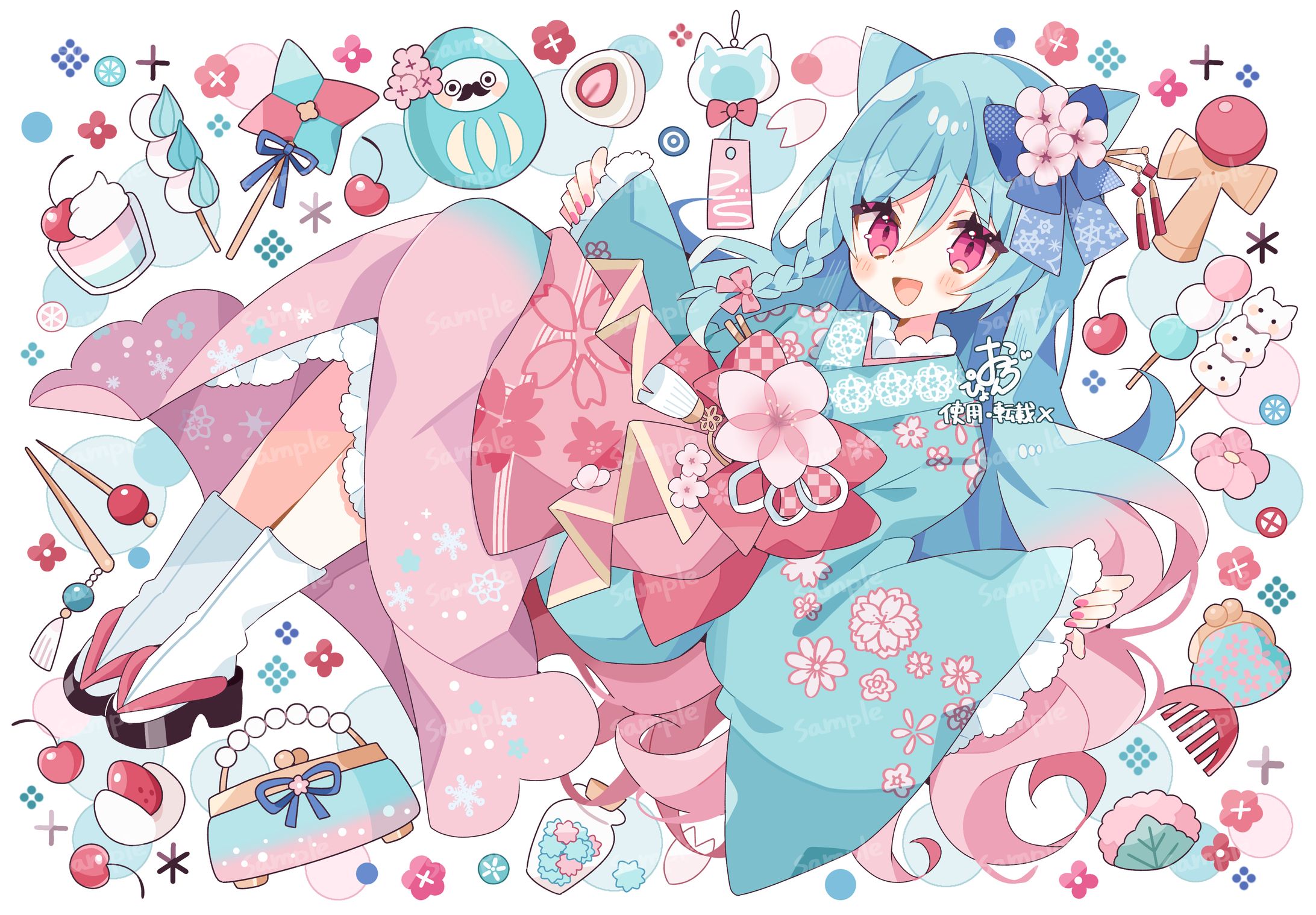 ❄️狐❄️ 様／通常等身イラスト-1