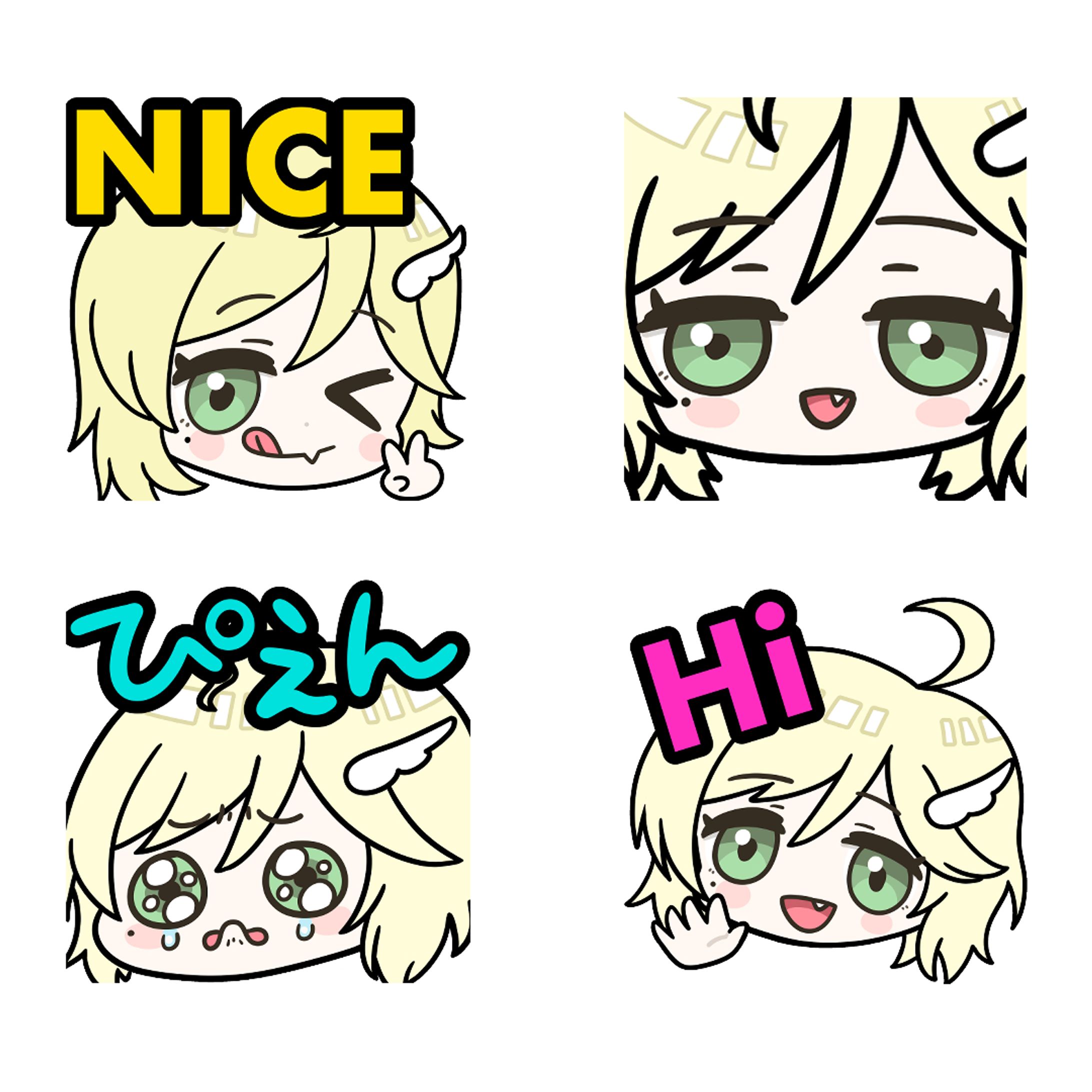 Twitch用サブスクバッジ、スタンプ-1