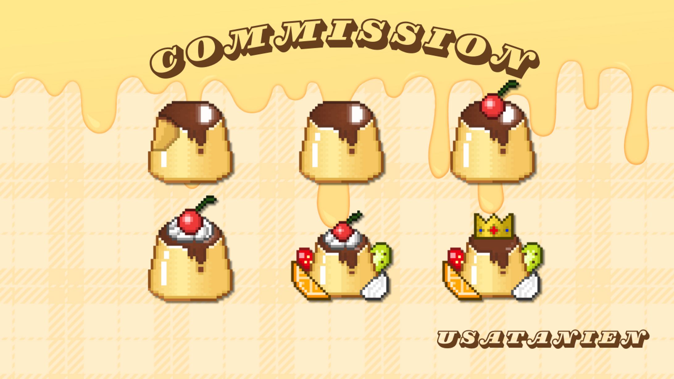 Twitchのサブスクバッジ　ドット絵-1