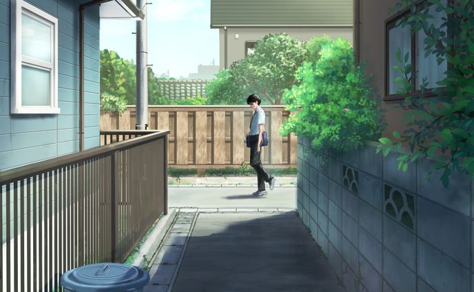 住宅街　昼