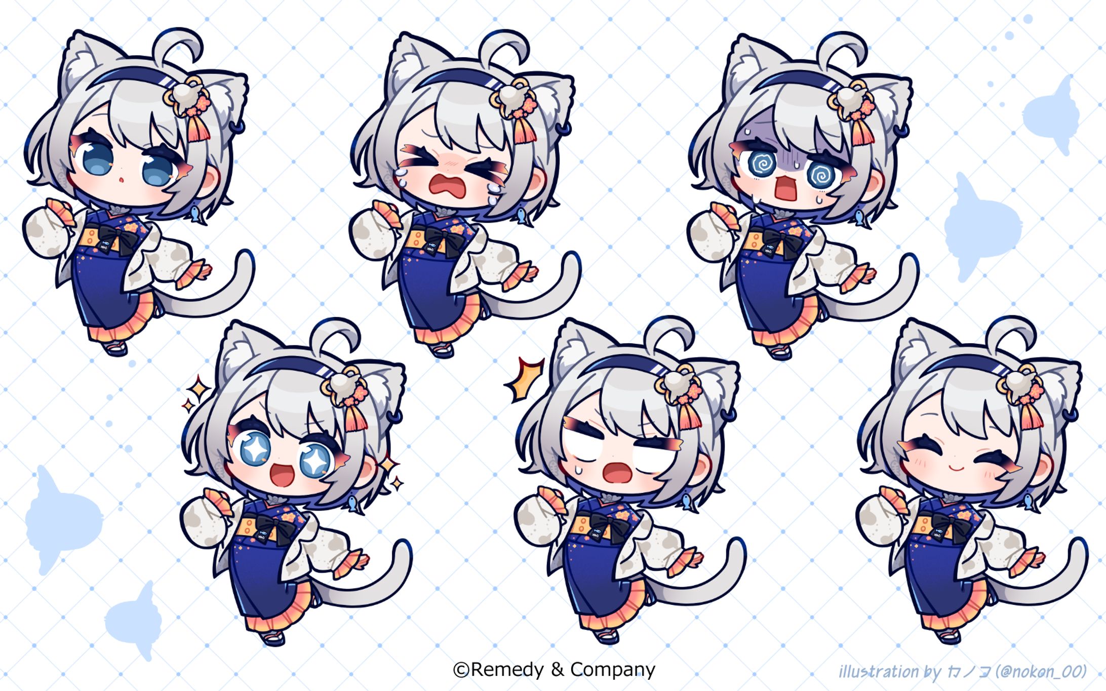 【works】レメディ・アンド・カンパニー株式会社様 ローソンプリント『ChumuNoteおみくじブロマイド2025』イラスト-1