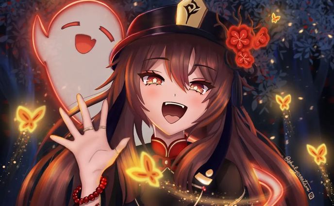 Hu Tao Fanart OC 💜 this took me sooo long 😭 but i learned so much in the process so its okay 😪 (hair rendering skill aquired ⬆️!)
◇
Only once you know and respect death, can you truly understand the value of life. - Hu Tao
◇ 
Do you play Genshin Impact? If so, who is your main?
Also, Happy Chinese Lunar New Year! 🎉🎉
◇
◇
#genshinart #genshinfanart #hutao #hutaogenshinimpact #hutaofanart #genshinart 
#digitalartists