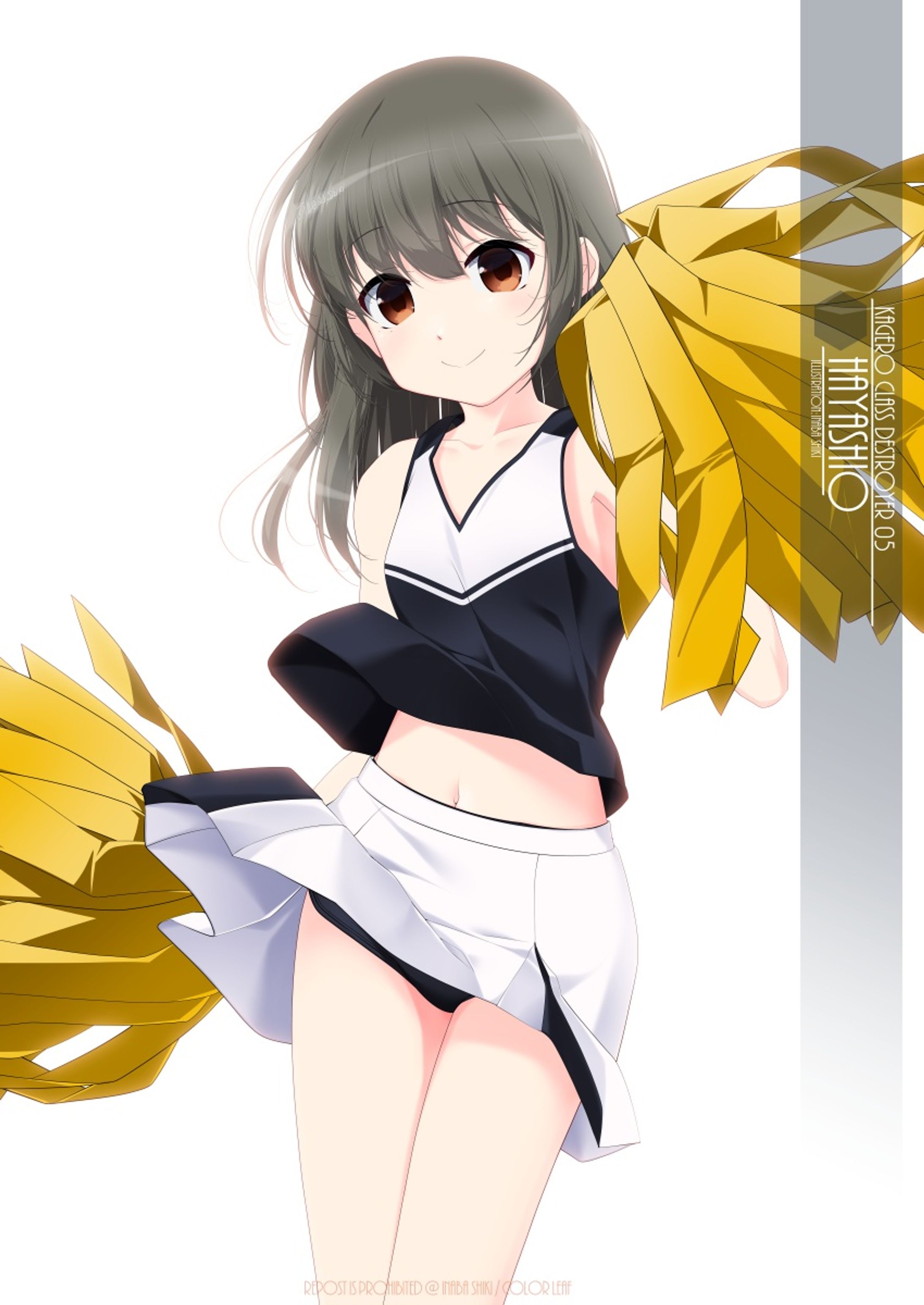 チア艦娘「早潮(艦これ)」220629-1