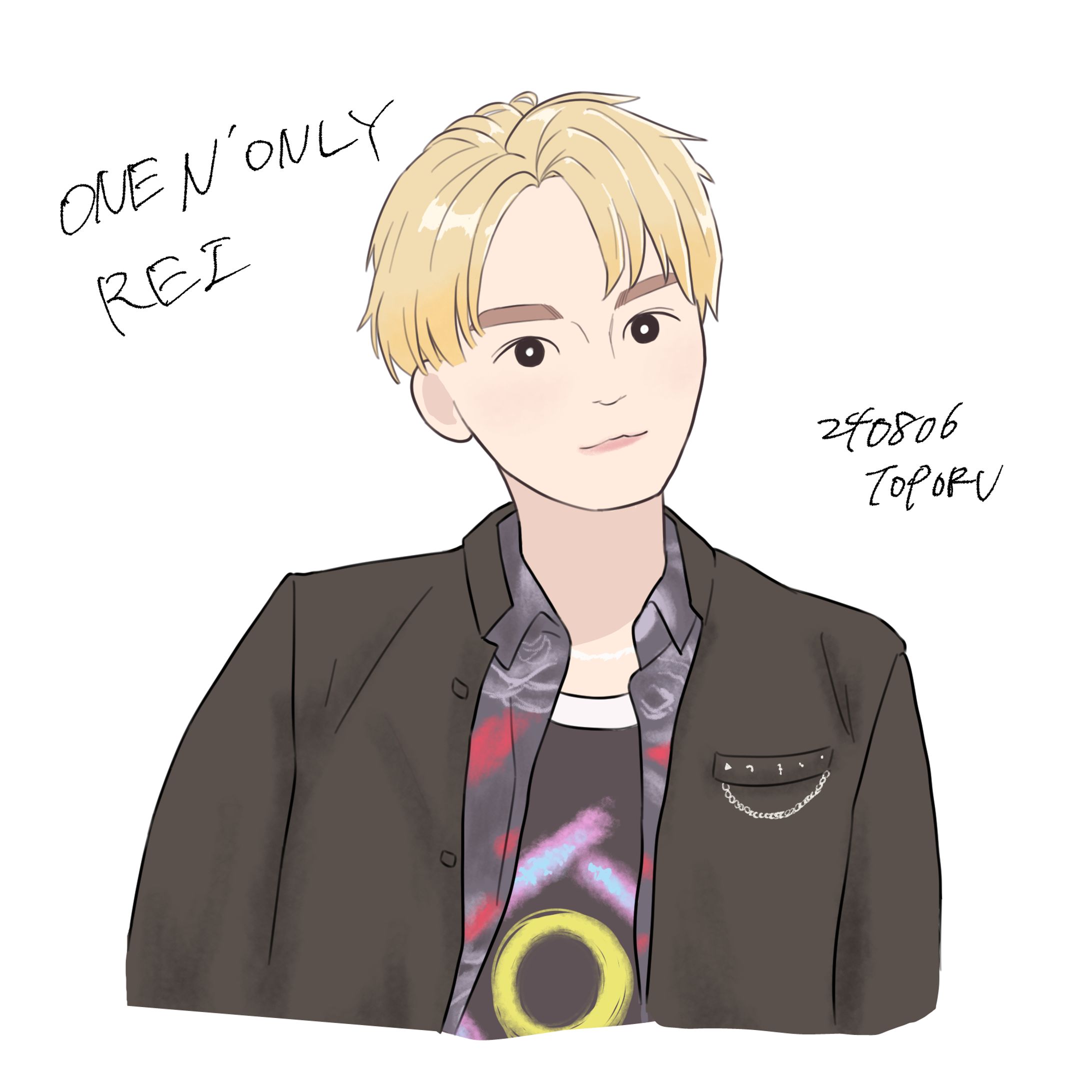ONE Ｎ’ ONLY REIさん 似顔絵-1
