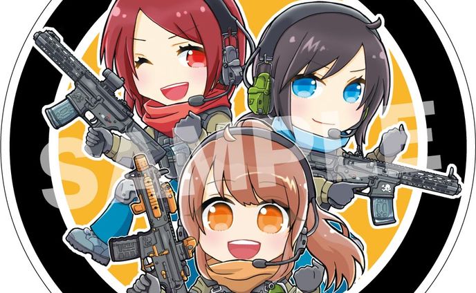 （グッズ制作）ステッカーイラスト