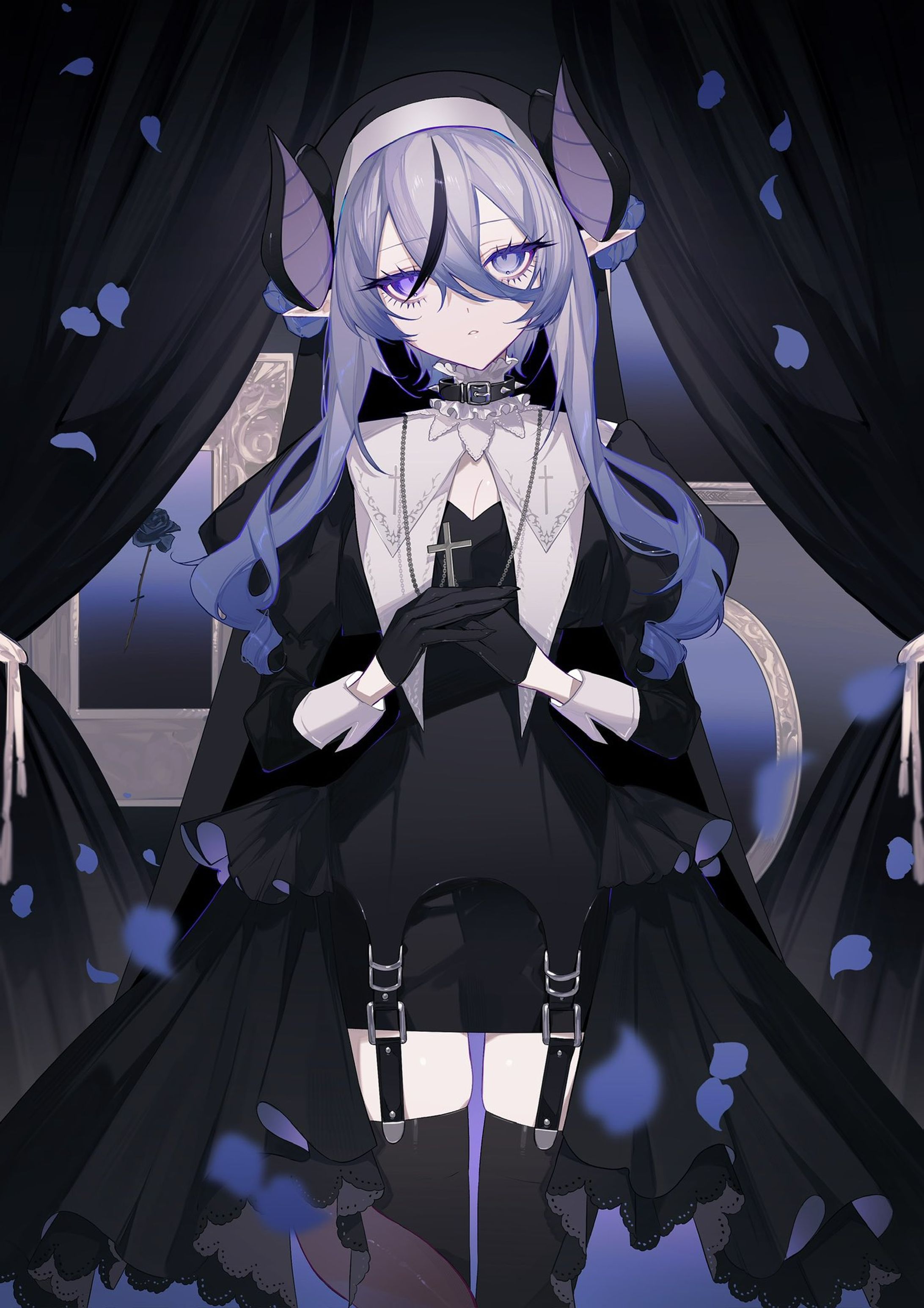 エアリープロダクション/黒羊ニグラスさん/誕生日イラスト-1
