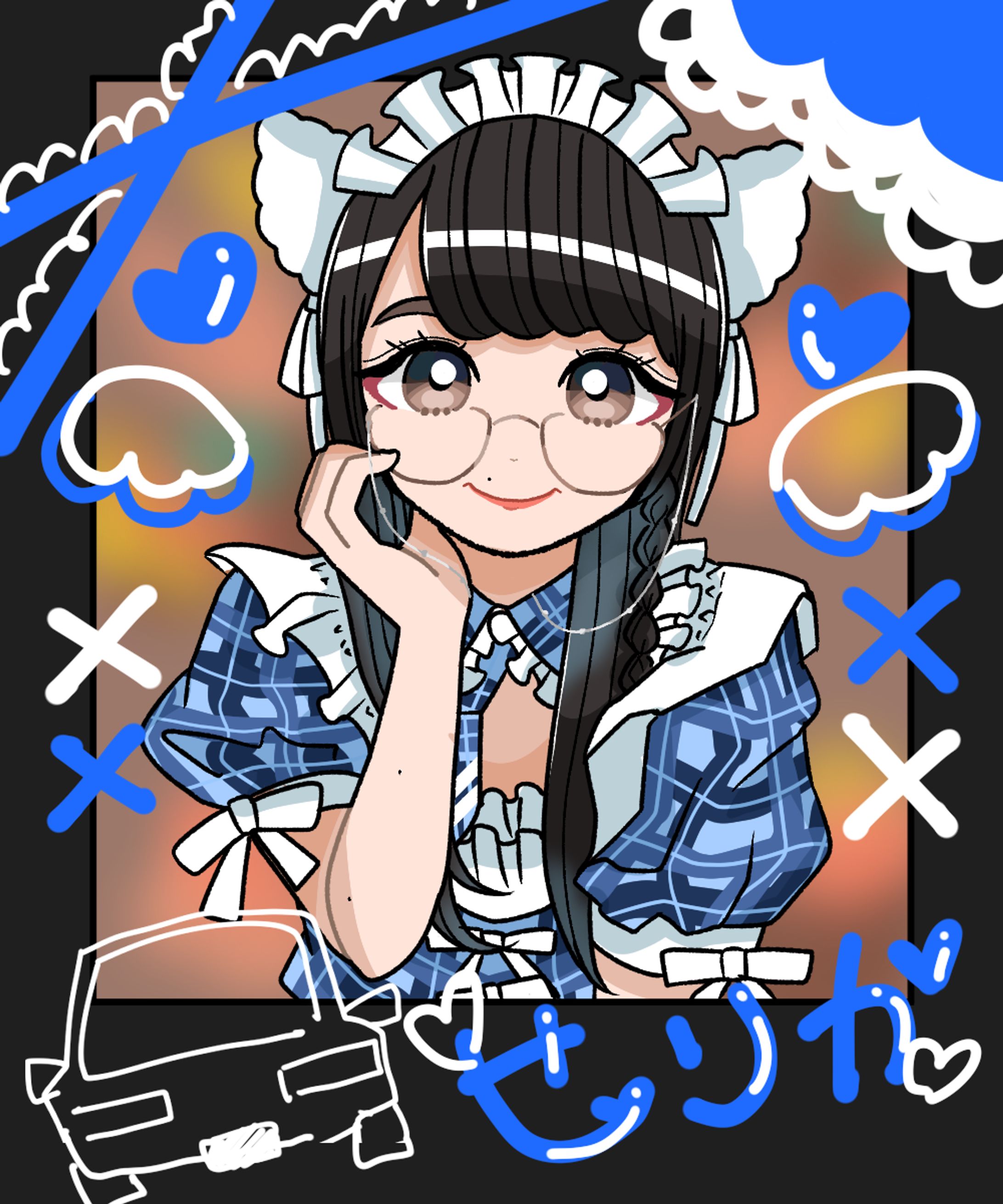 おれのメイド。様　所属メイドイラストデザイン-1