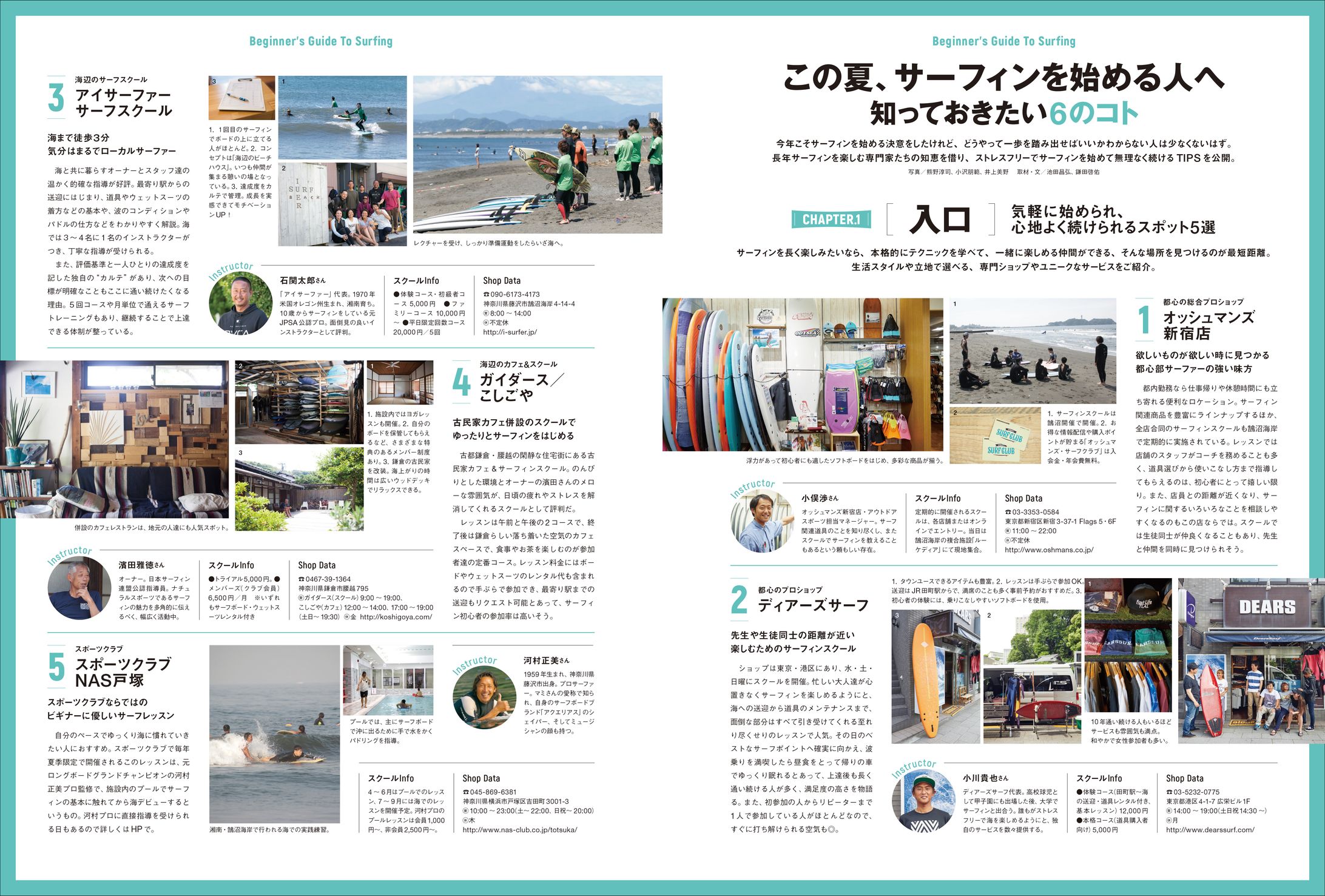 雑誌SURFIN' LIFE　誌面デザイン-1