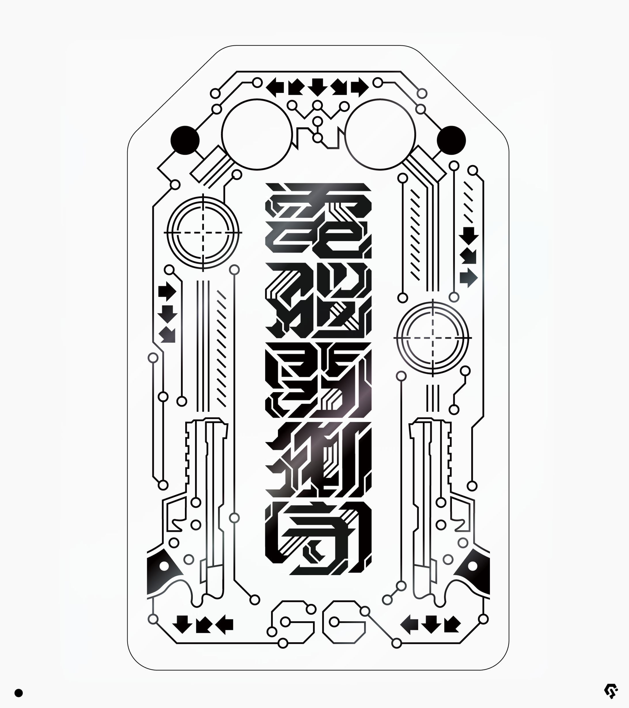 CRAB CRAFT様『電脳闘御守』グッズデザイン-1