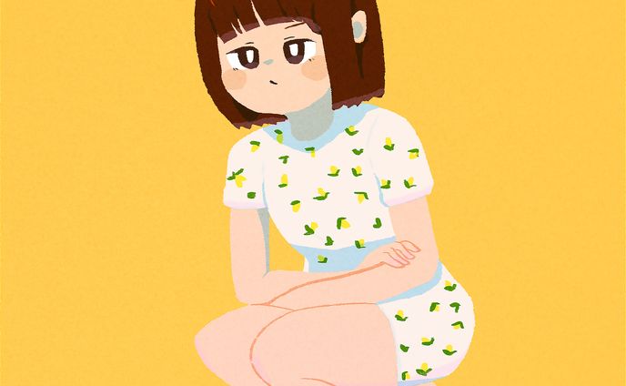 イラスト、線なし