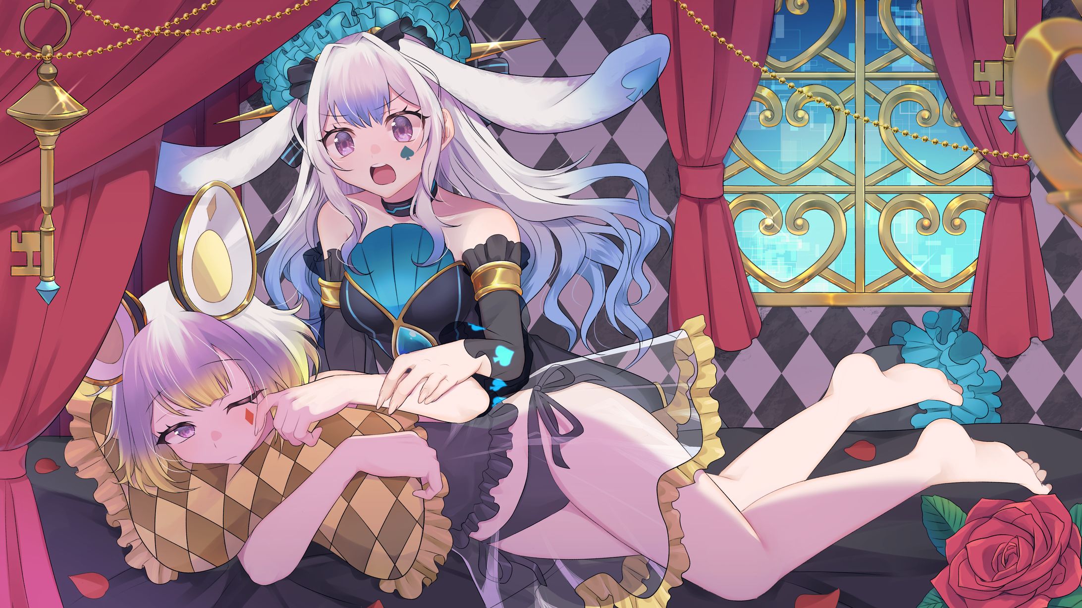 【二次創作】背景付きイラスト-1