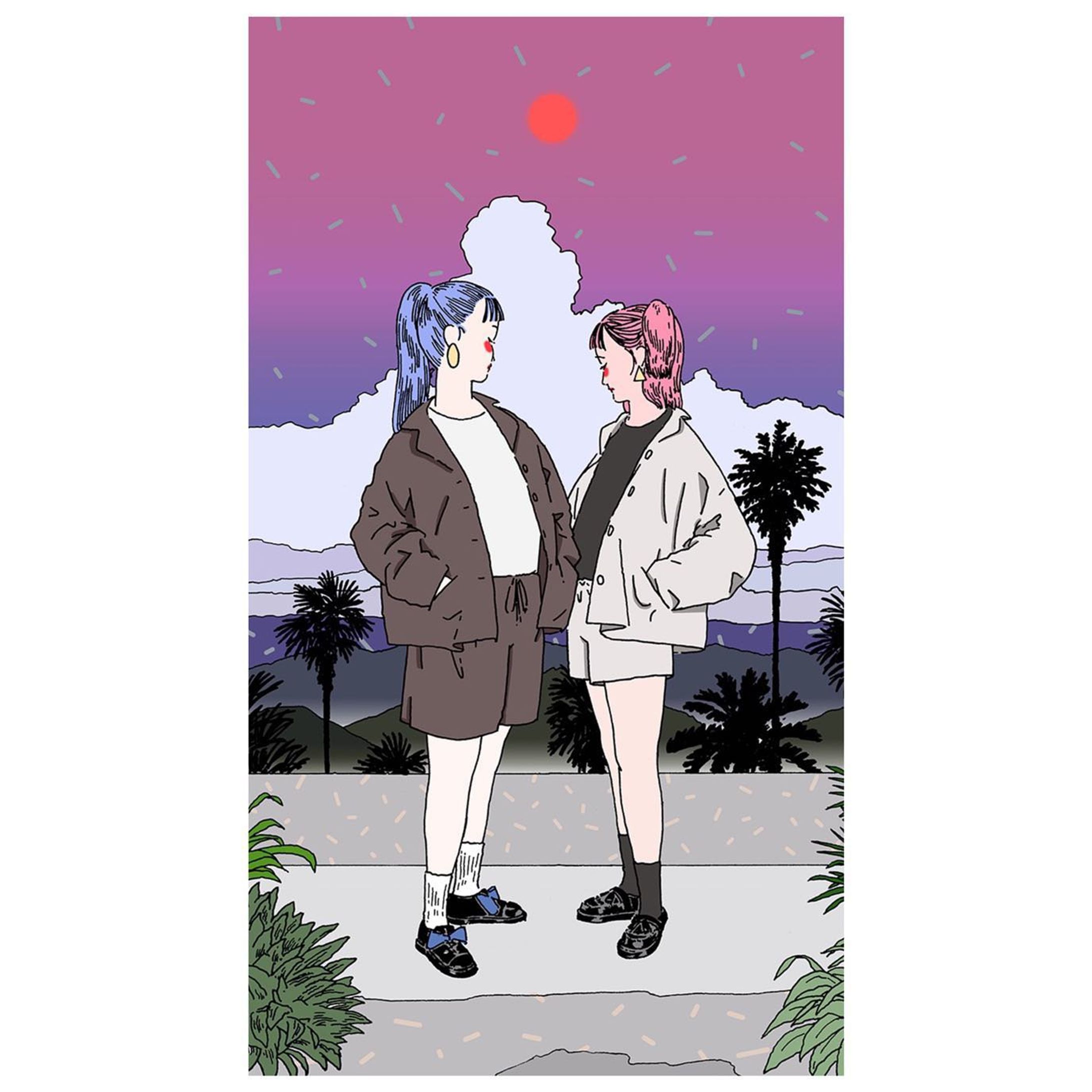 DJユニット、ファッションブランドのプロデュースなどの活動をされておりますjumeauxさまのWebサイトにて、9月のMonthly illustrationを担当しております🌹🌷
こちらのサイトでご覧いただけます↓
thejmx.shop
よろしくお願いします🔥-1