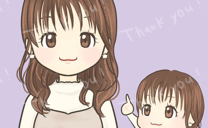 アニメ風アイコンイラスト