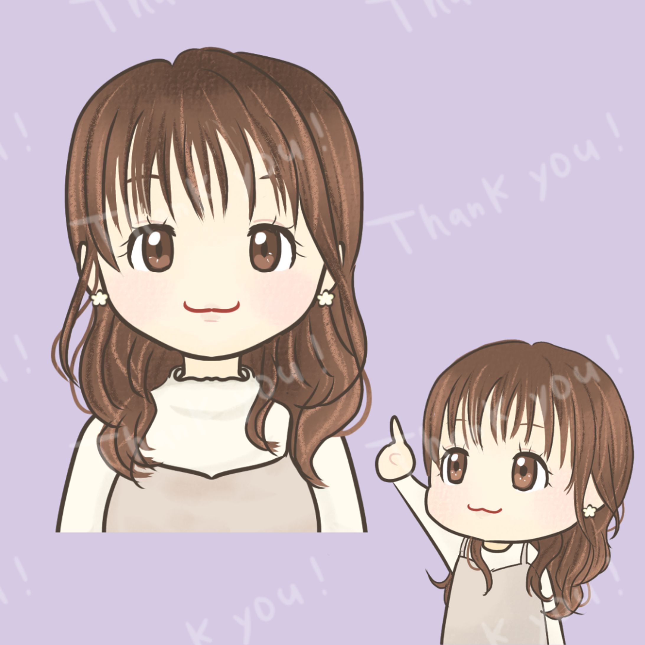 アニメ風アイコンイラスト-1