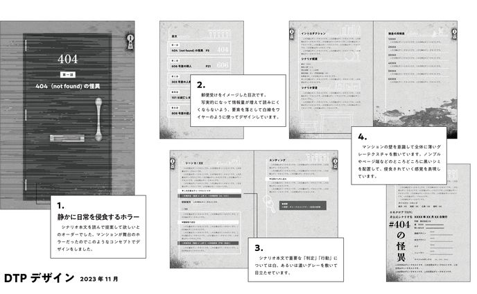 TRPG「404(not found)の怪異」DTP
