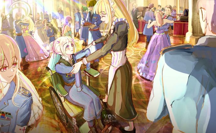 Victory Day Waltz
.
.
.
#illustration #animegirl #militarygirl #veteran #amputee #oc #comic