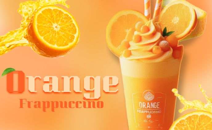 Orange Frappacino