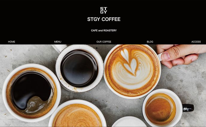カフェサイト（架空）