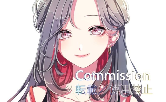 ハーフアップの女性のご依頼