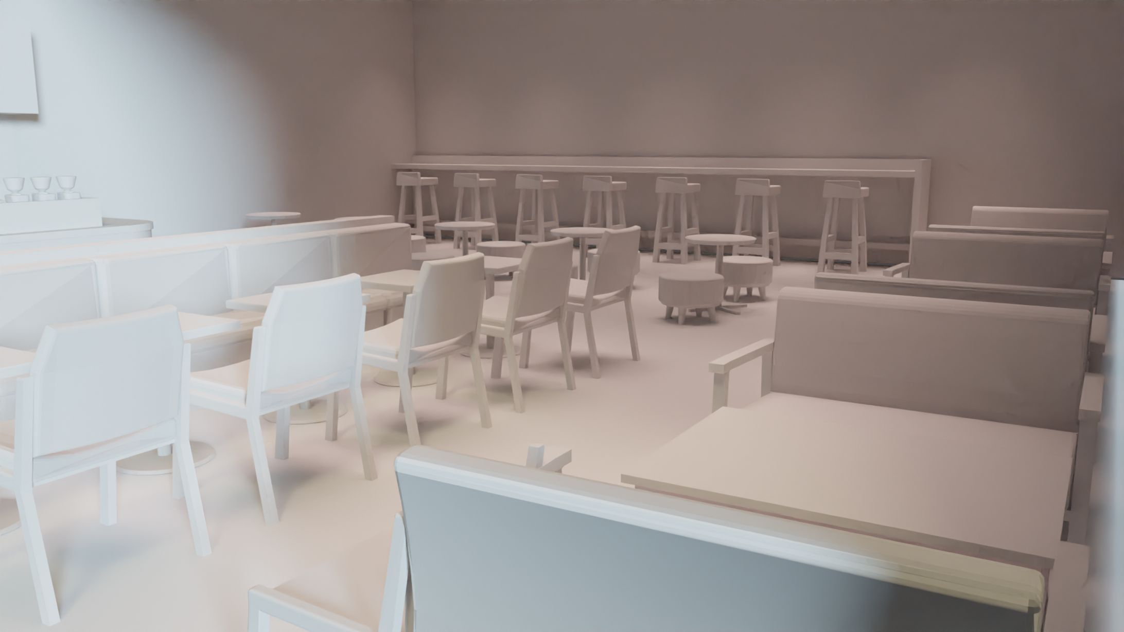 【3DCG】カフェ-1