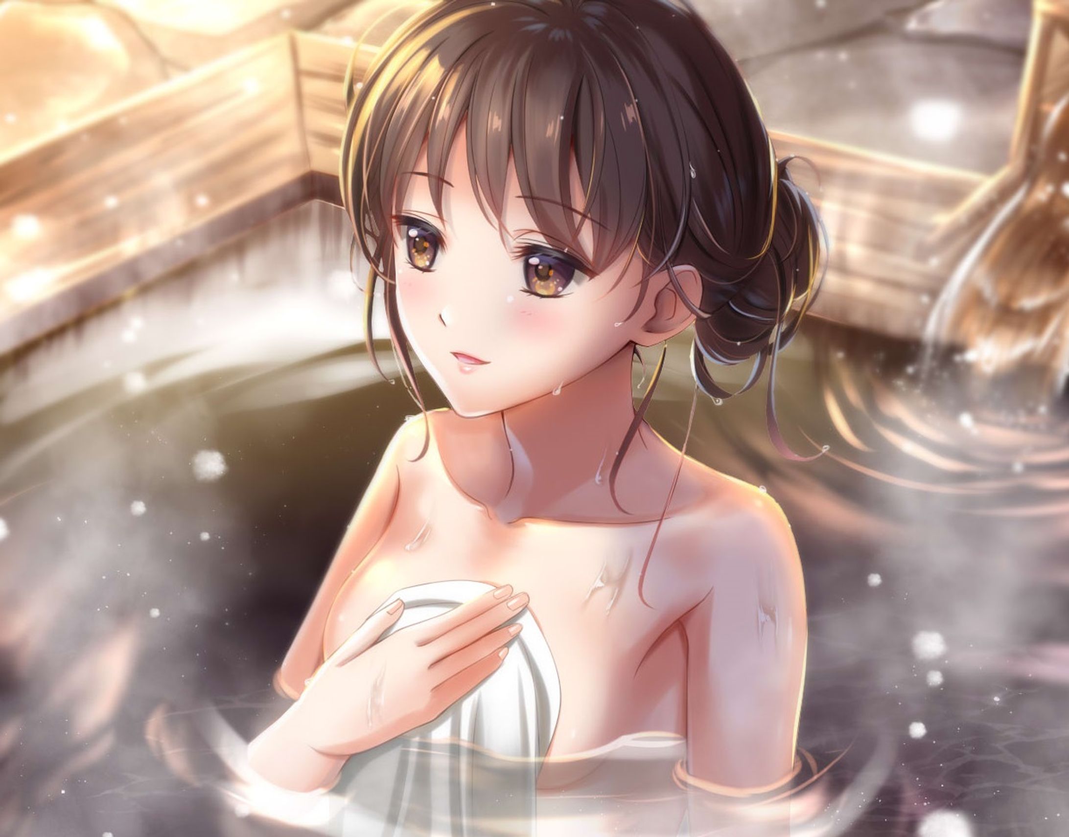 男湯　少女 あ、雪だ。（男湯編＆女湯編）