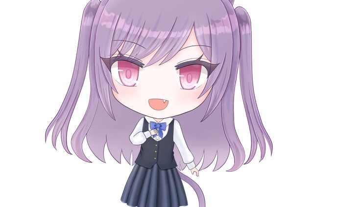 SDキャラの猫耳の女の子