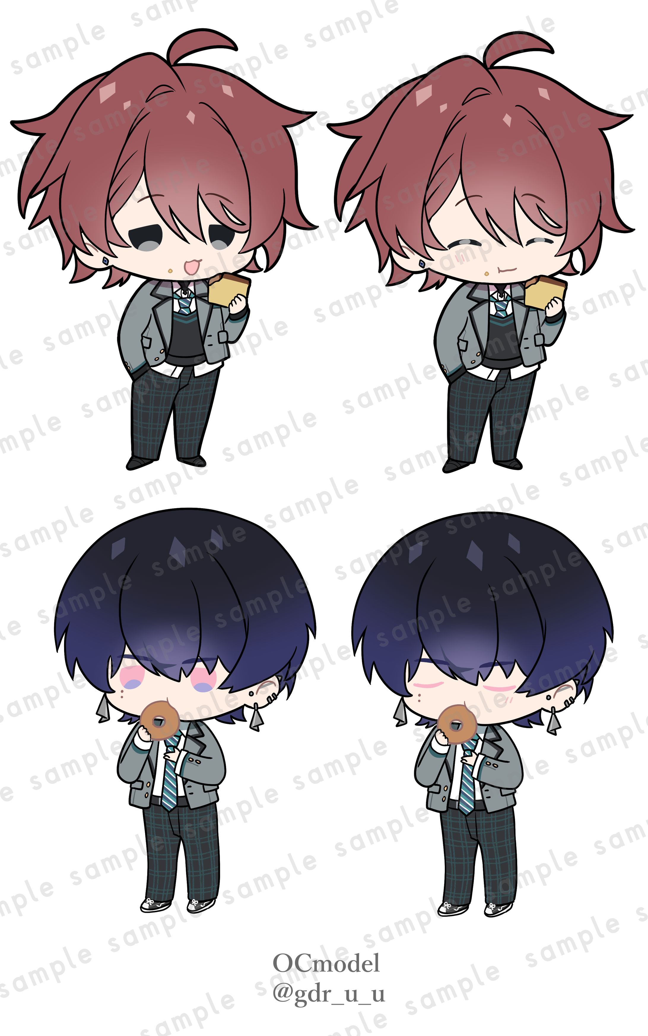 匿名様　オリジナルキャラSDイラスト-1