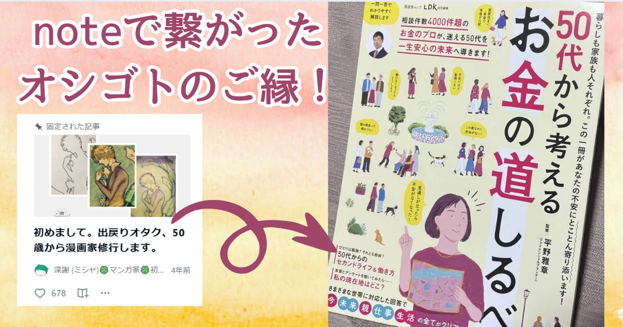 インタビュー掲載されました！「50代から考えるお金の道しるべ」-1