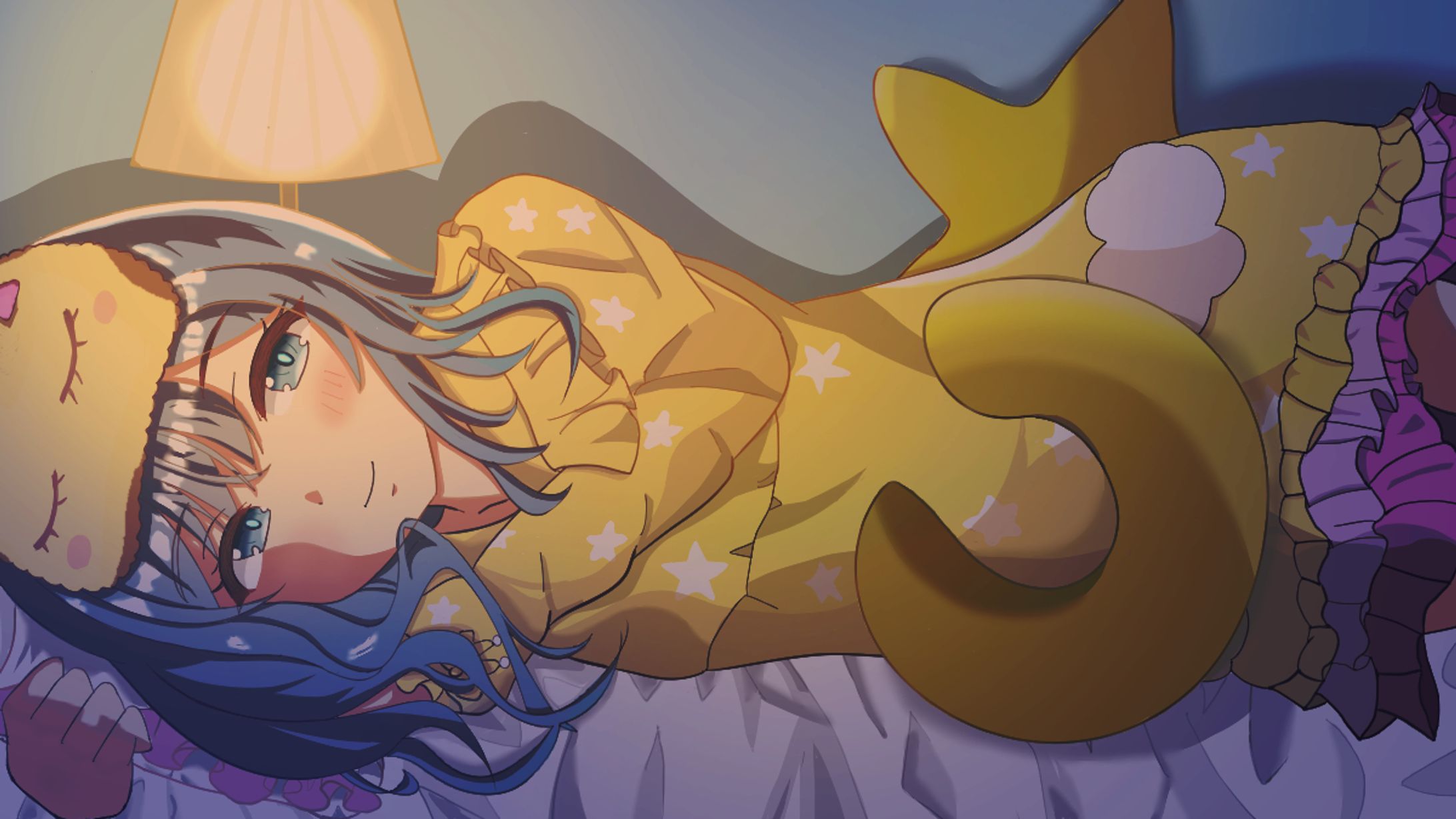 ゆらぎ　ねむ様・一枚絵イラスト-1