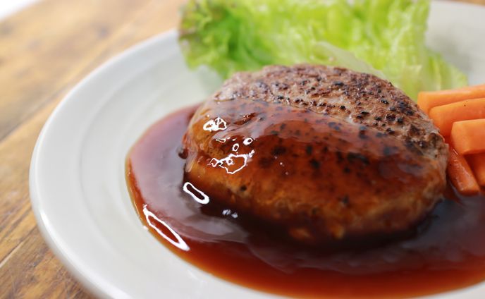 【イメージ写真】ハンバーグ