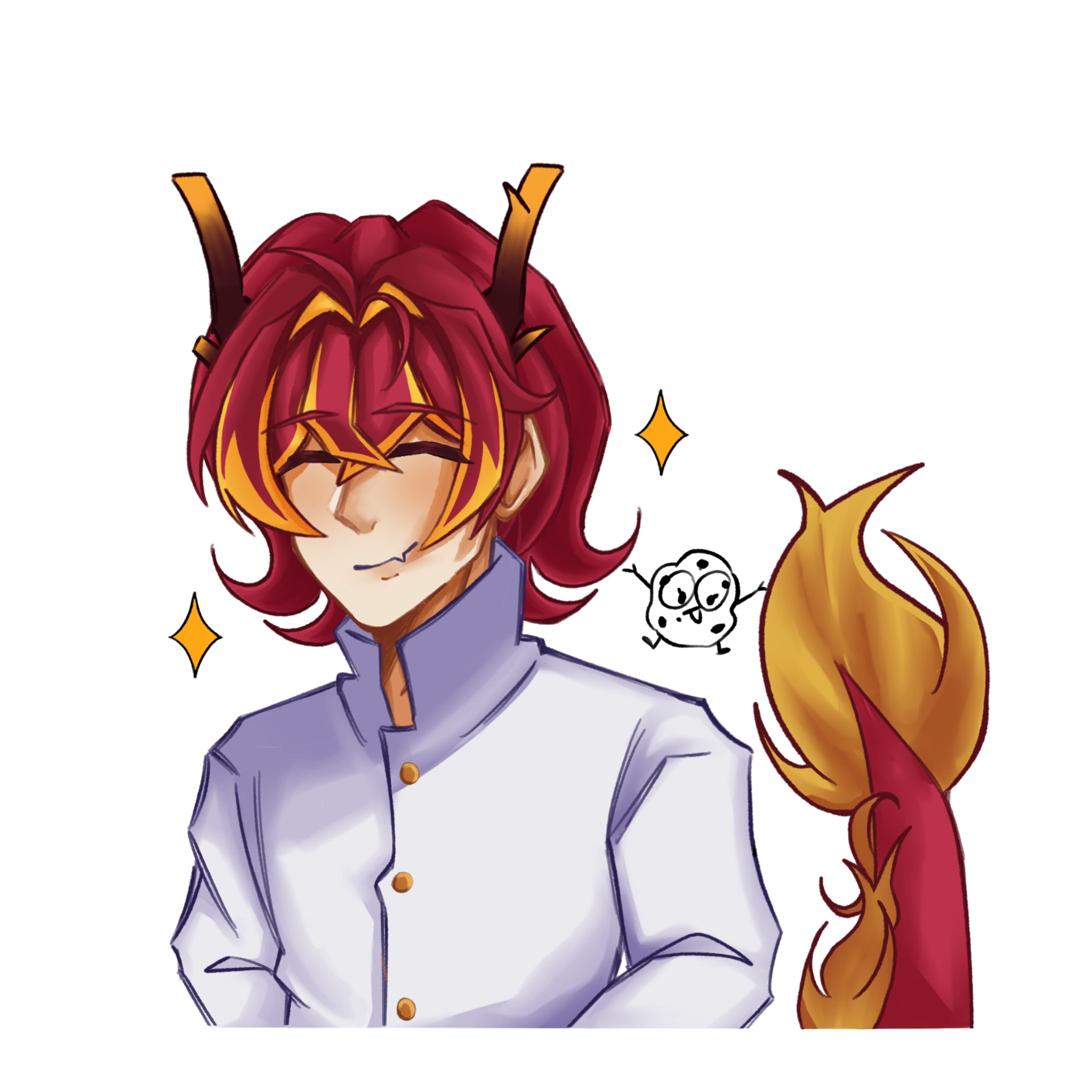 Commission half body keychain -1