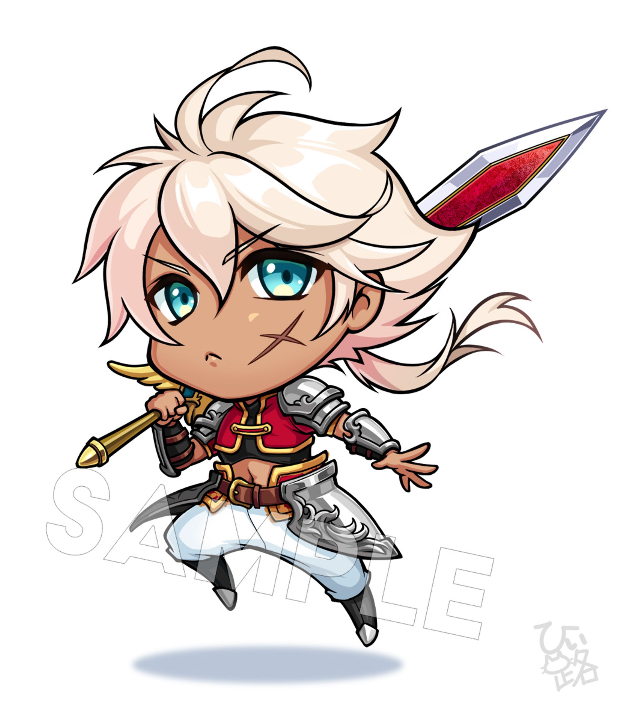 【オリジナルイラスト】_騎士-1