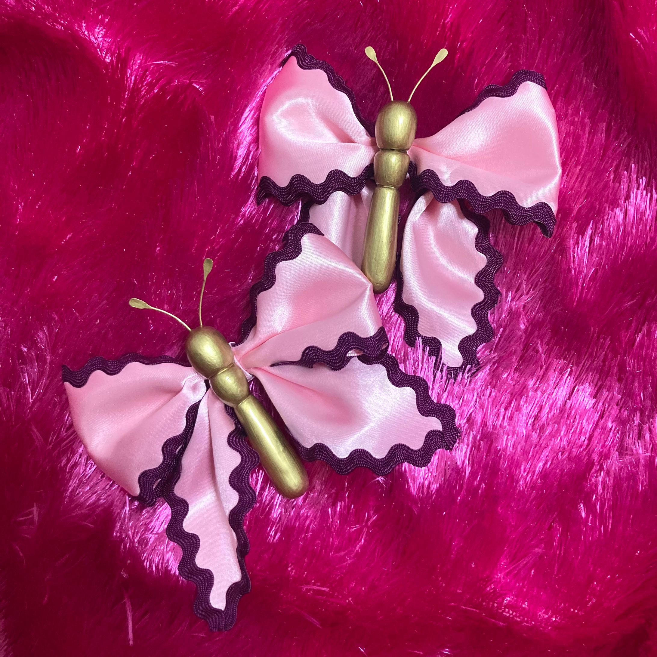 蝶　ブローチ　コスプレ用-1