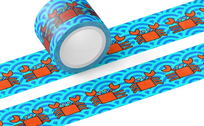 カニ（マスキングテープ）