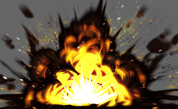 エフェクト　爆発