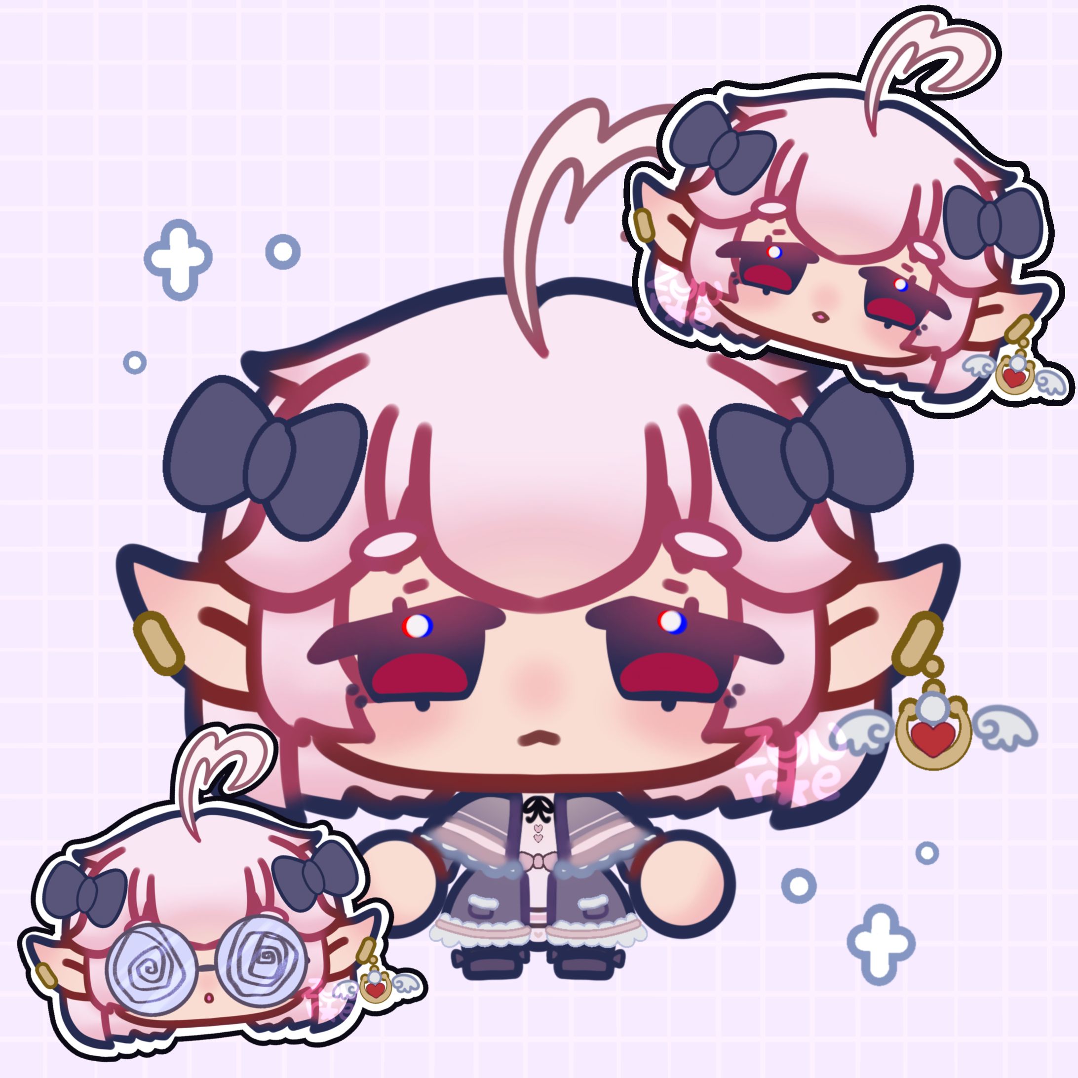 Chibi Sticker Collage Sheet-1